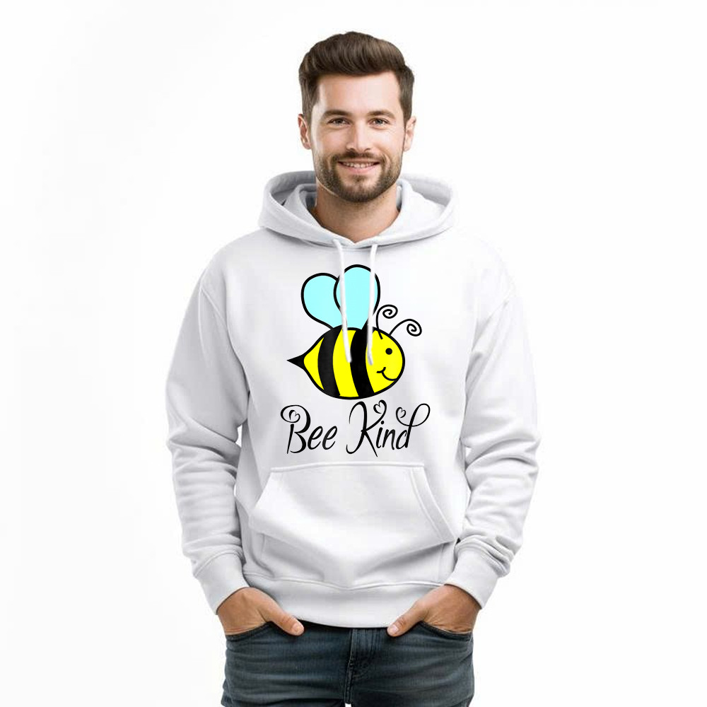 Bee Kind Hoodie Choose Kindness Apparel Gifts For Daughter Basgiathsweatshirts - Image 3