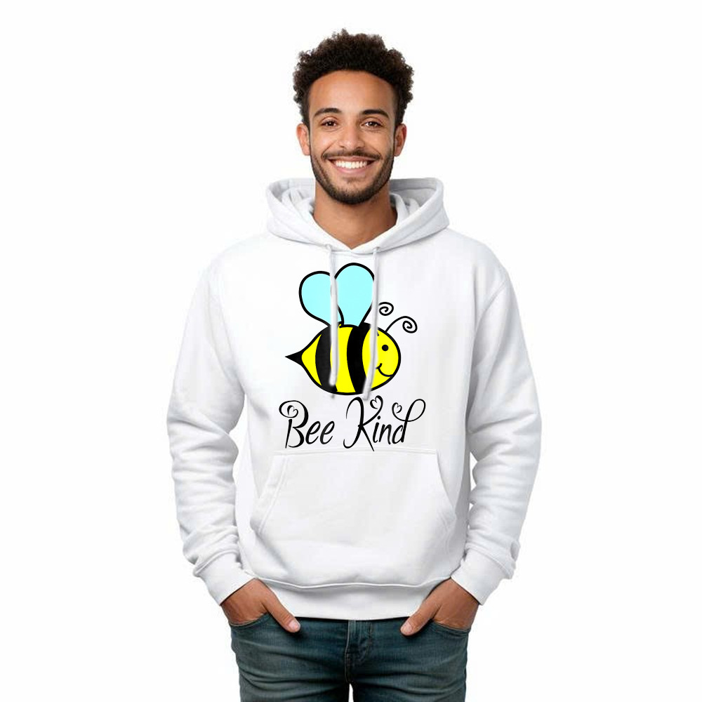 Bee Kind Hoodie Choose Kindness Apparel Gifts For Daughter Basgiathsweatshirts - Image 2