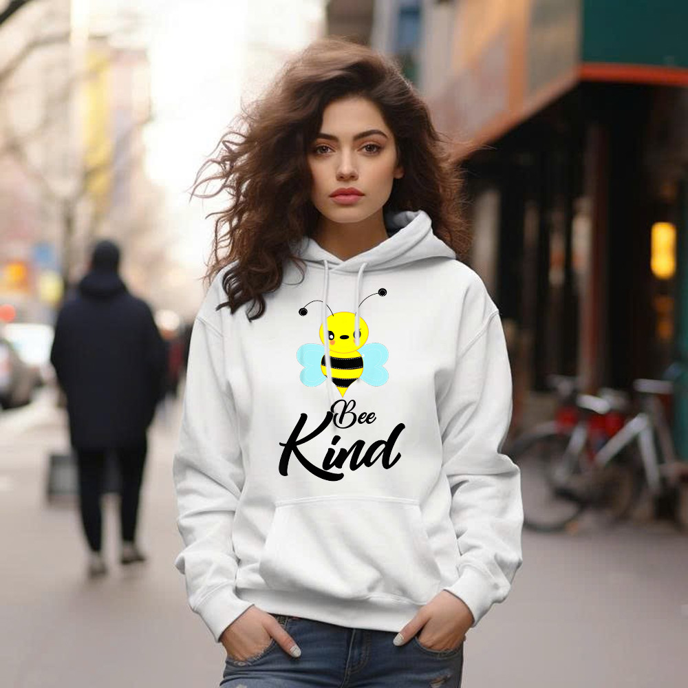 Bee Kind Hoodie Cute Bumble Bee Beekind Shirt Cool Presents For Teenage Guys Basgiathsweatshirts - Image 5