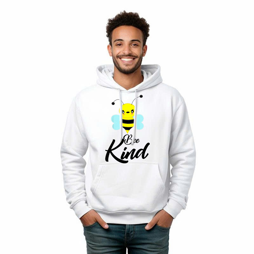 Bee Kind Hoodie Cute Bumble Bee Beekind Shirt Cool Presents For Teenage Guys Basgiathsweatshirts - Image 2