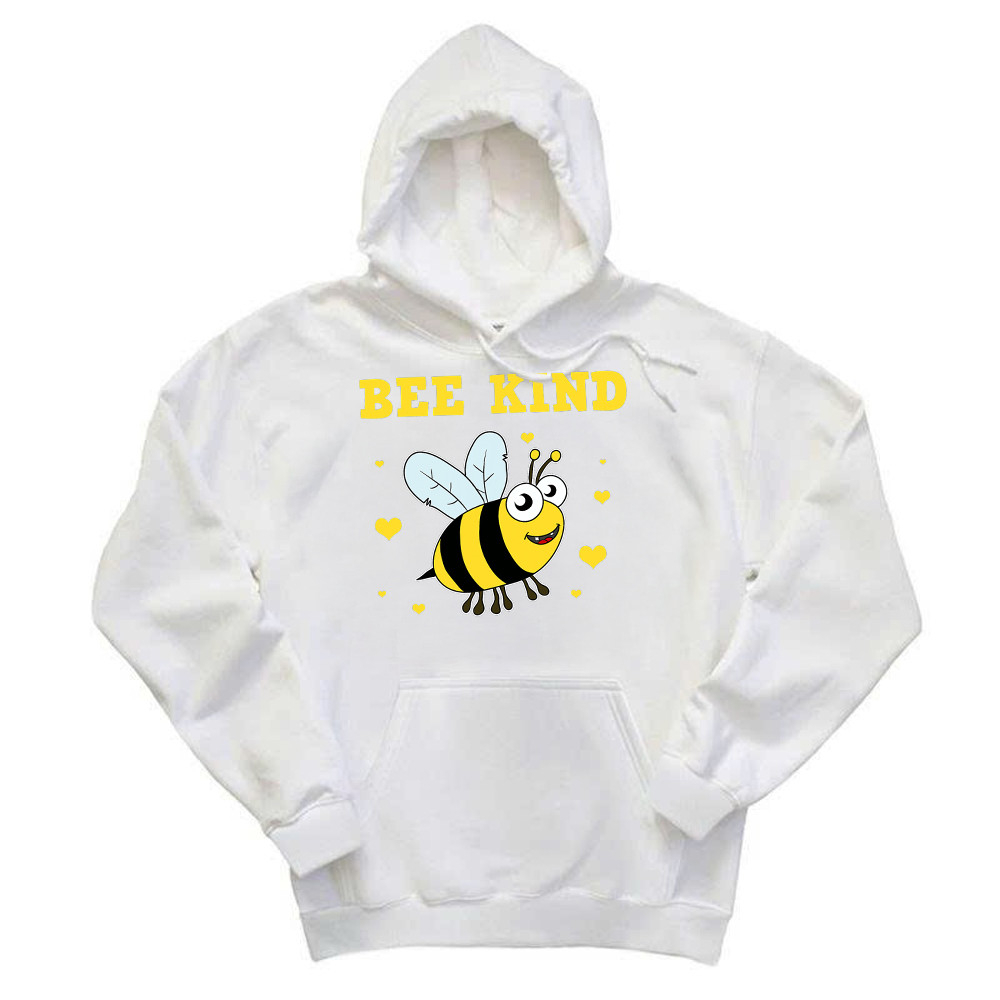 Bee Kind Hoodie Cute Bumble Bee Bekind Clothing Birthday Gift For Male Friend Basgiathsweatshirts