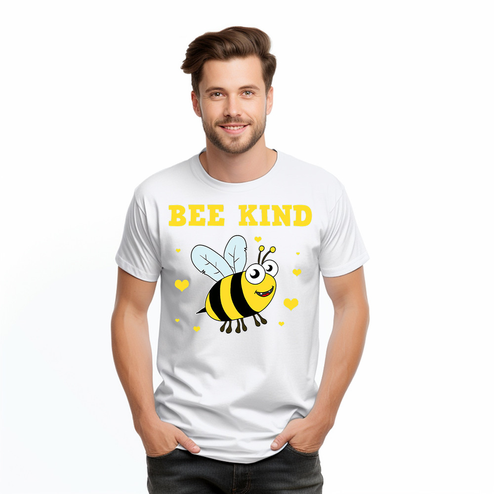 Bee Kind Shirt Cute Bumble Bee Bekind Clothing Birthday Gift For Male Friend Basgiathsweatshirts - Image 2