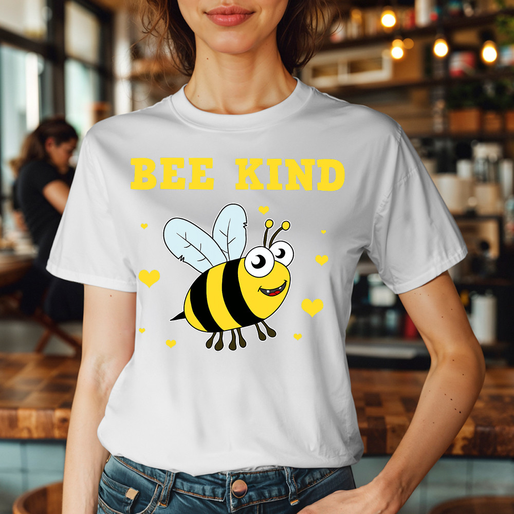 Bee Kind Shirt Cute Bumble Bee Bekind Clothing Birthday Gift For Male Friend Basgiathsweatshirts - Image 5