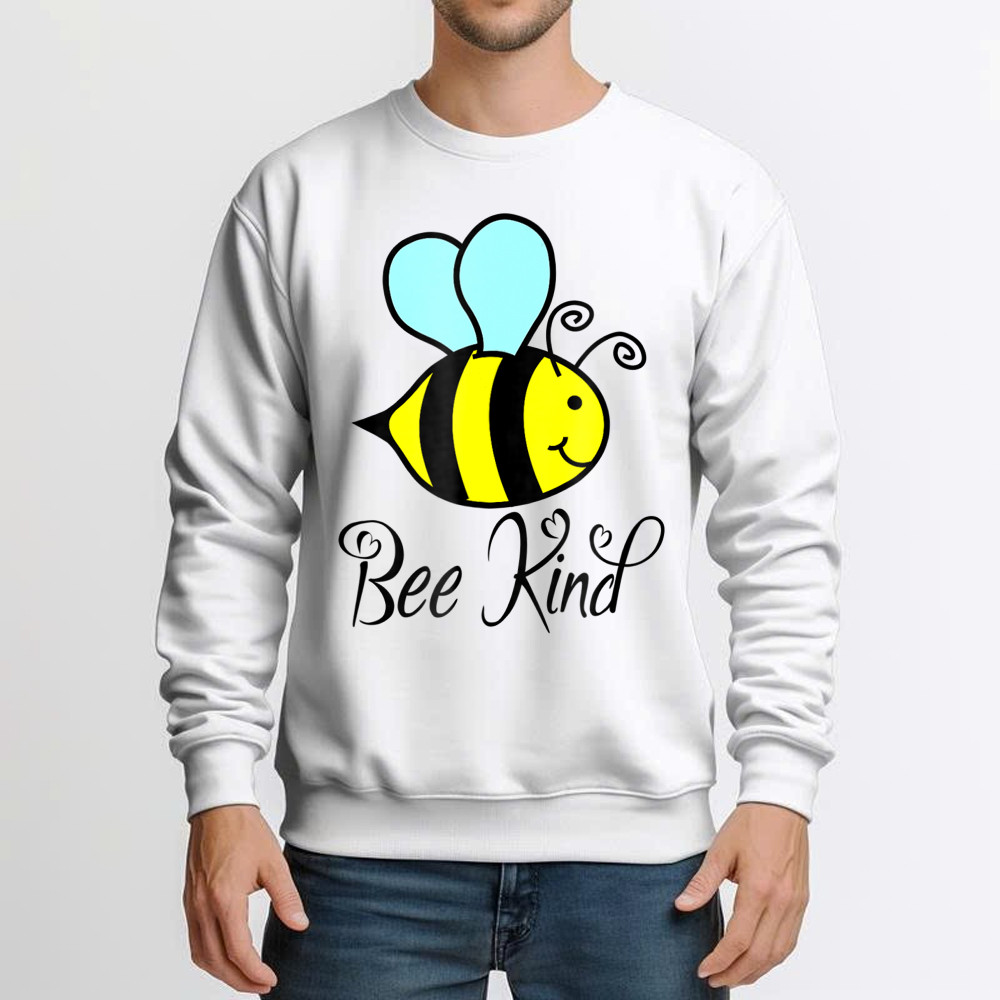 Bee Kind Sweatshirt Choose Kindness Apparel Gifts For Daughter Basgiathsweatshirts - Image 5