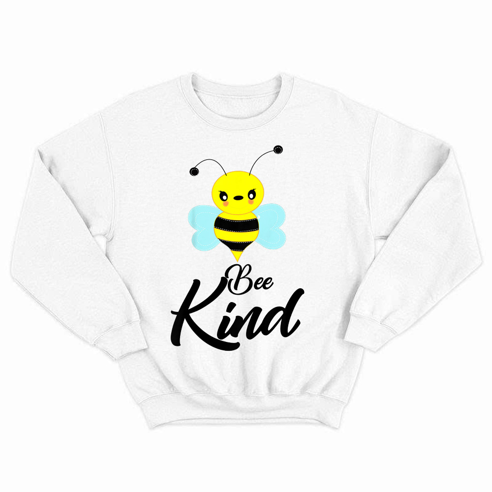 Bee Kind Sweatshirt Cute Bumble Bee Beekind Shirt Cool Presents For Teenage Guys Basgiathsweatshirts