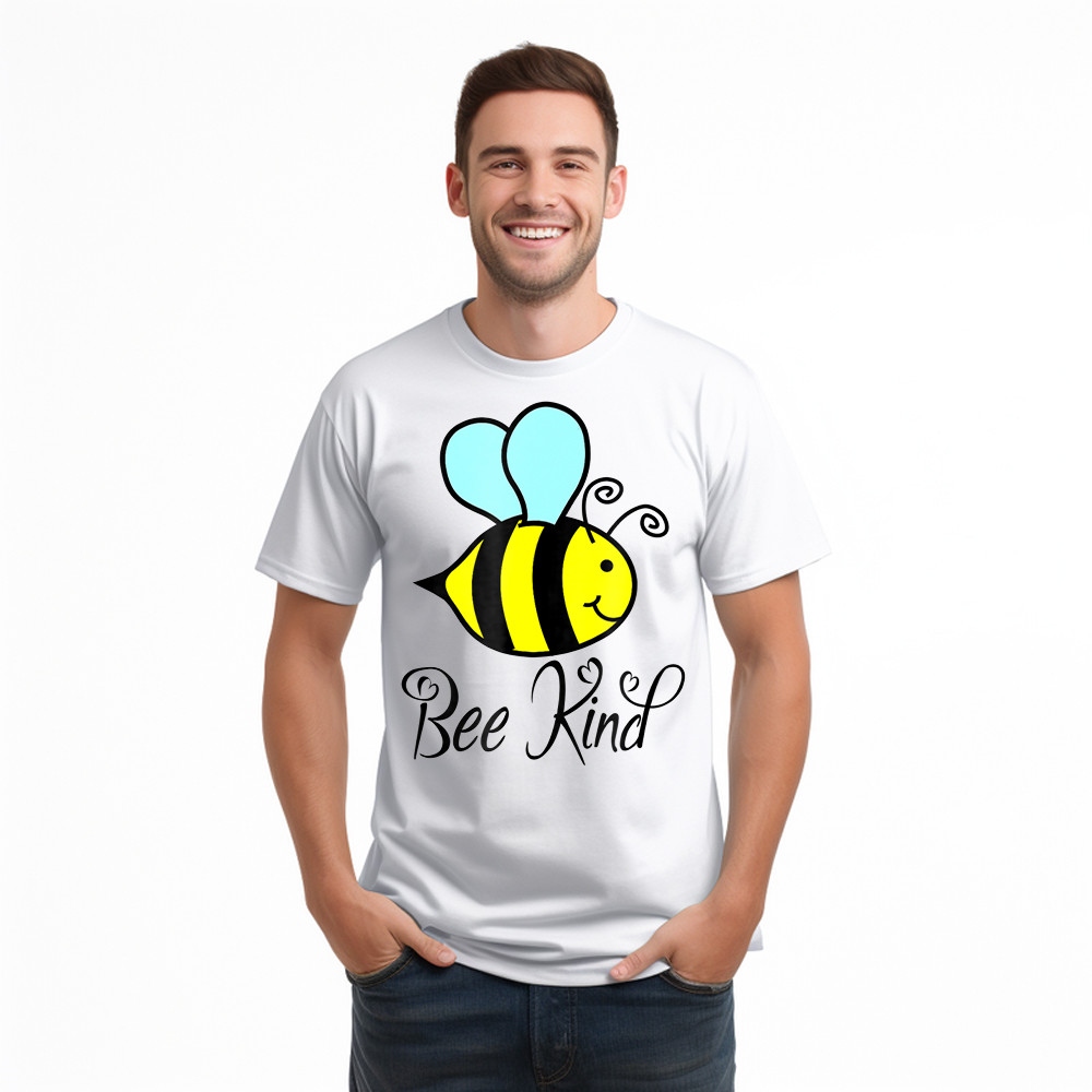 Bee Kind T-Shirt Choose Kindness Apparel Gifts For Daughter Basgiathsweatshirts - Image 4