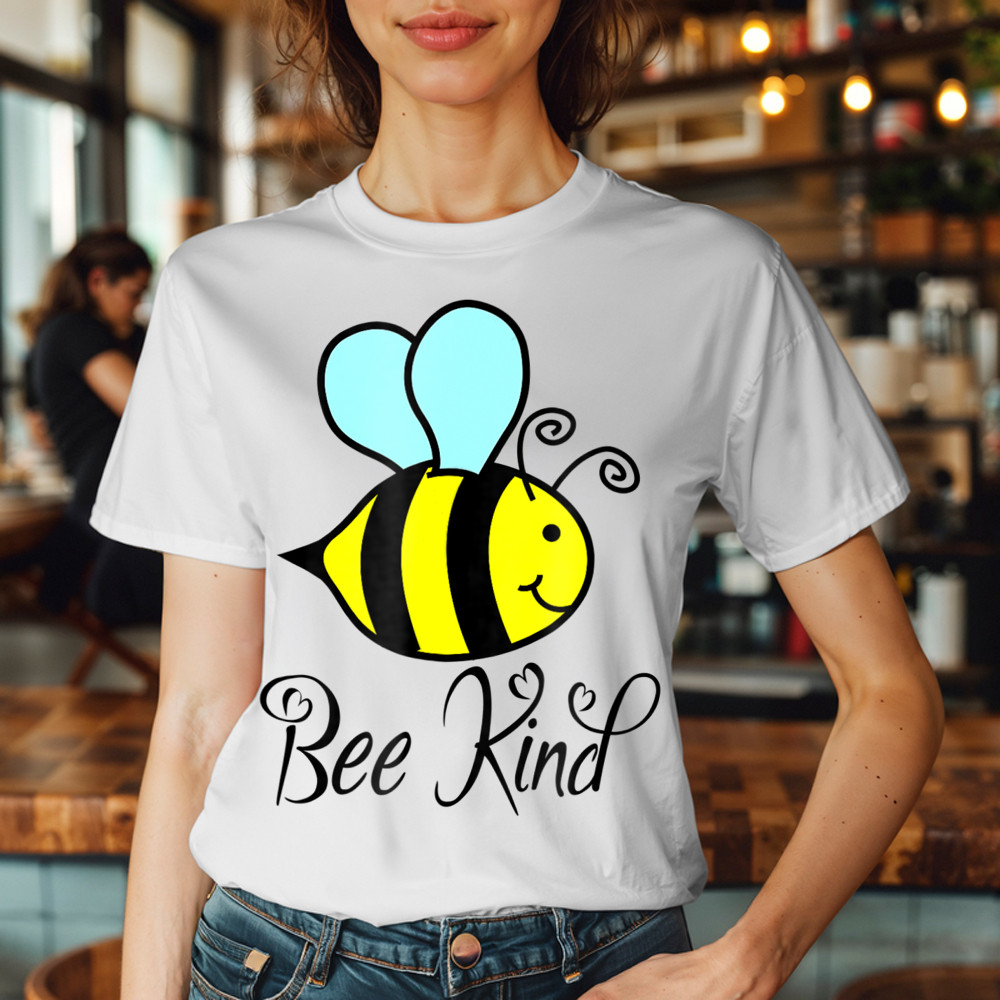 Bee Kind T-Shirt Choose Kindness Apparel Gifts For Daughter Basgiathsweatshirts - Image 5