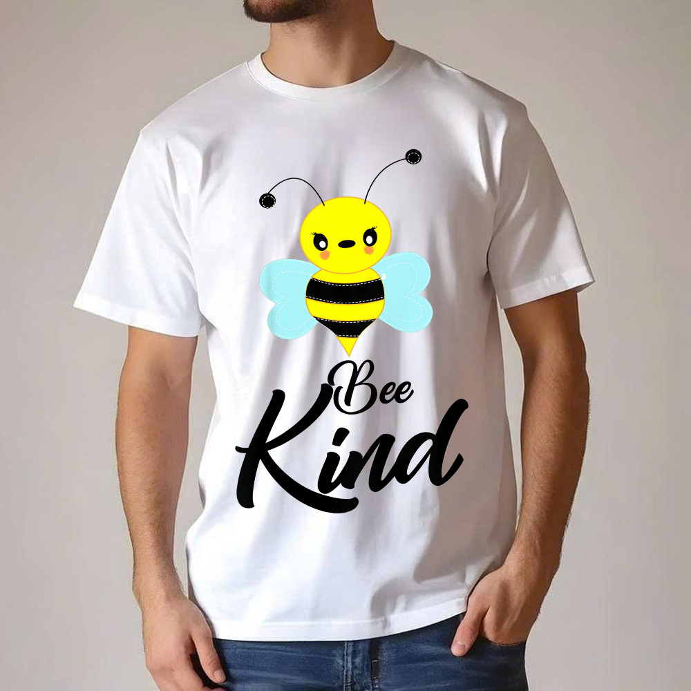 Bee Kind T-Shirt Cute Bumble Bee Beekind Shirt Cool Presents For Teenage Guys Basgiathsweatshirts - Image 3