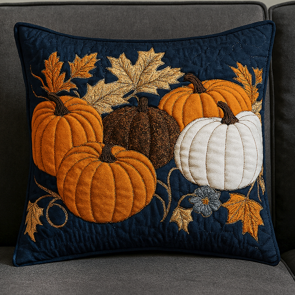 Blessed Pumpkin Days Quilted Pillow Case Fall Pillow Covers Gifts For Grandma