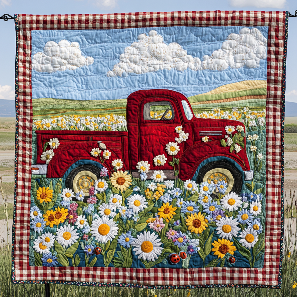 Bloom Road Quilted Blanket Sofa Couch Throw Blanket Gift For Nature Lovers