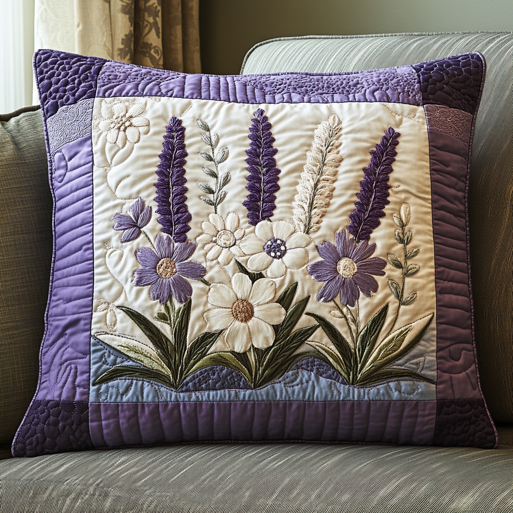 Blossom Haven Quilted Pillow Case Best Cool Pillow Cases Best Gifts For Flower Lovers