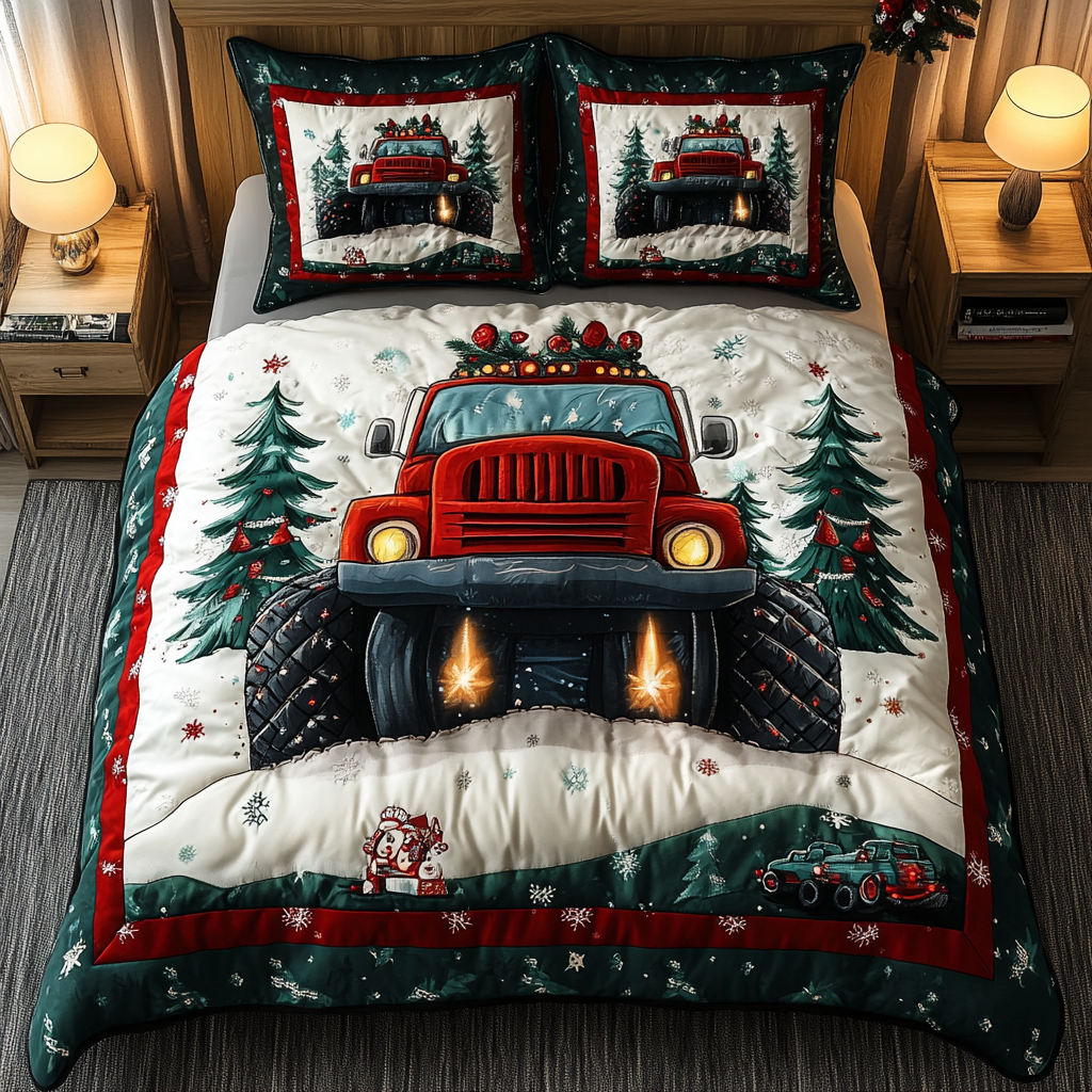 Christmas Haul Quilted Bedding Set Christmas Presents For Brother
