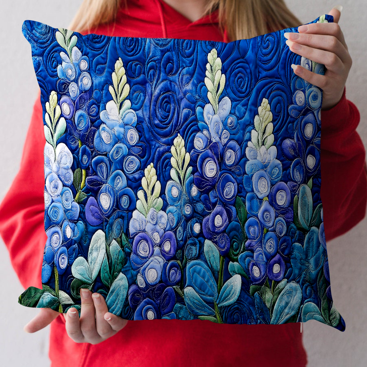 Country Bloom Quilted Pillow Case Best Throw Pillow Covers Texas Gifts For Women