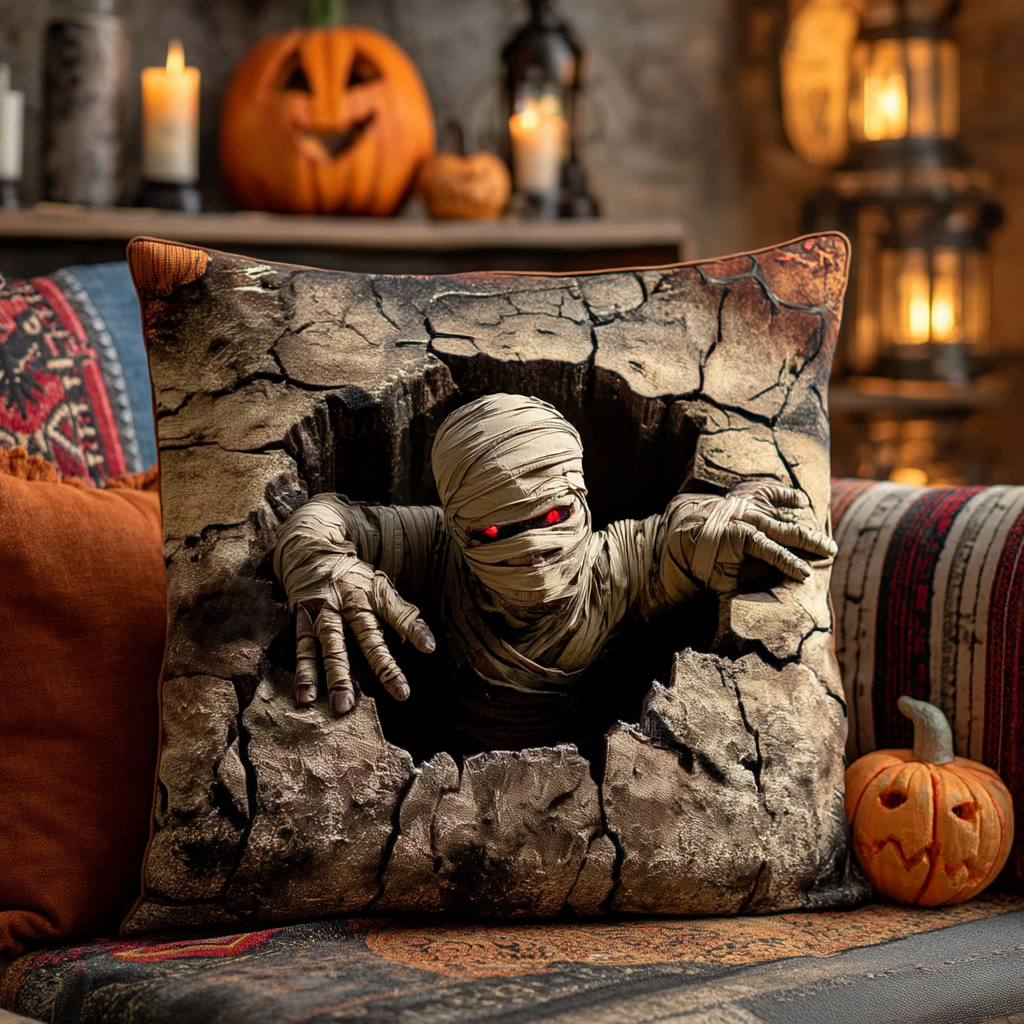 Curse Unbound Quilted Pillow Case Nice Pillow Covers Halloween Gifts For Teens