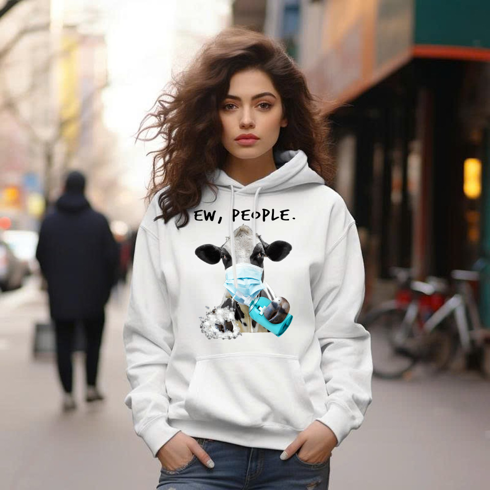 Dairy Cows Know How To Prevent Disease Hoodie Unique Cute Cows Apparel Gifts For Patient Basgiathsweatshirts - Image 2