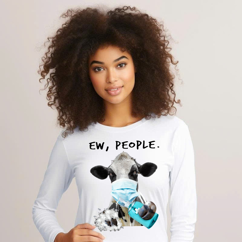 Dairy Cows Know How To Prevent Disease Long Sleeve Shirt Unique Cute Cows Apparel Gifts For Patient Basgiathsweatshirts - Image 2