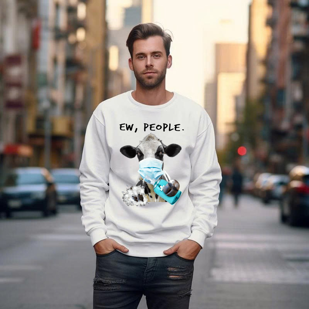 Dairy Cows Know How To Prevent Disease Sweatshirt Unique Cute Cows Apparel Gifts For Patient Basgiathsweatshirts - Image 3
