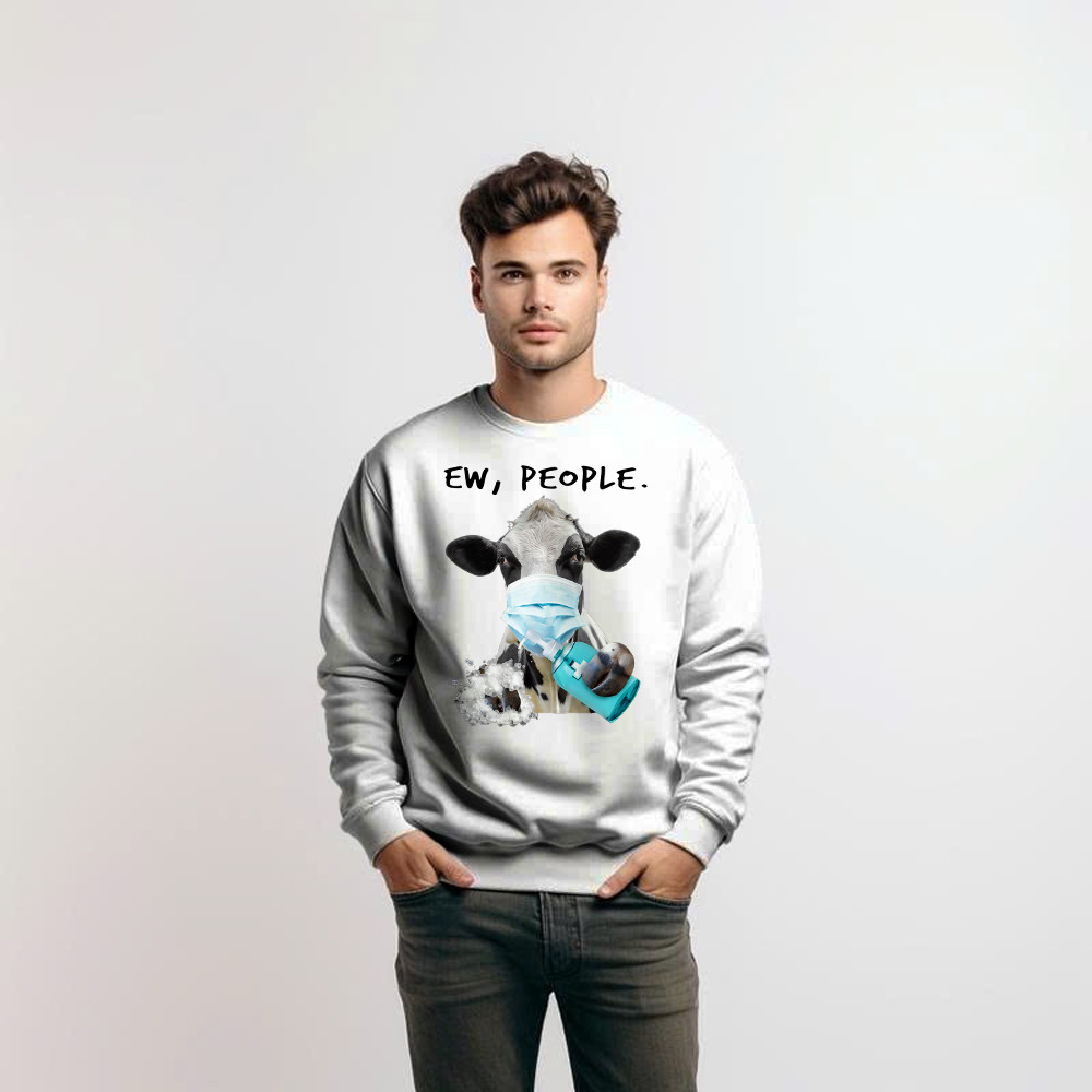 Dairy Cows Know How To Prevent Disease Sweatshirt Unique Cute Cows Apparel Gifts For Patient Basgiathsweatshirts - Image 5