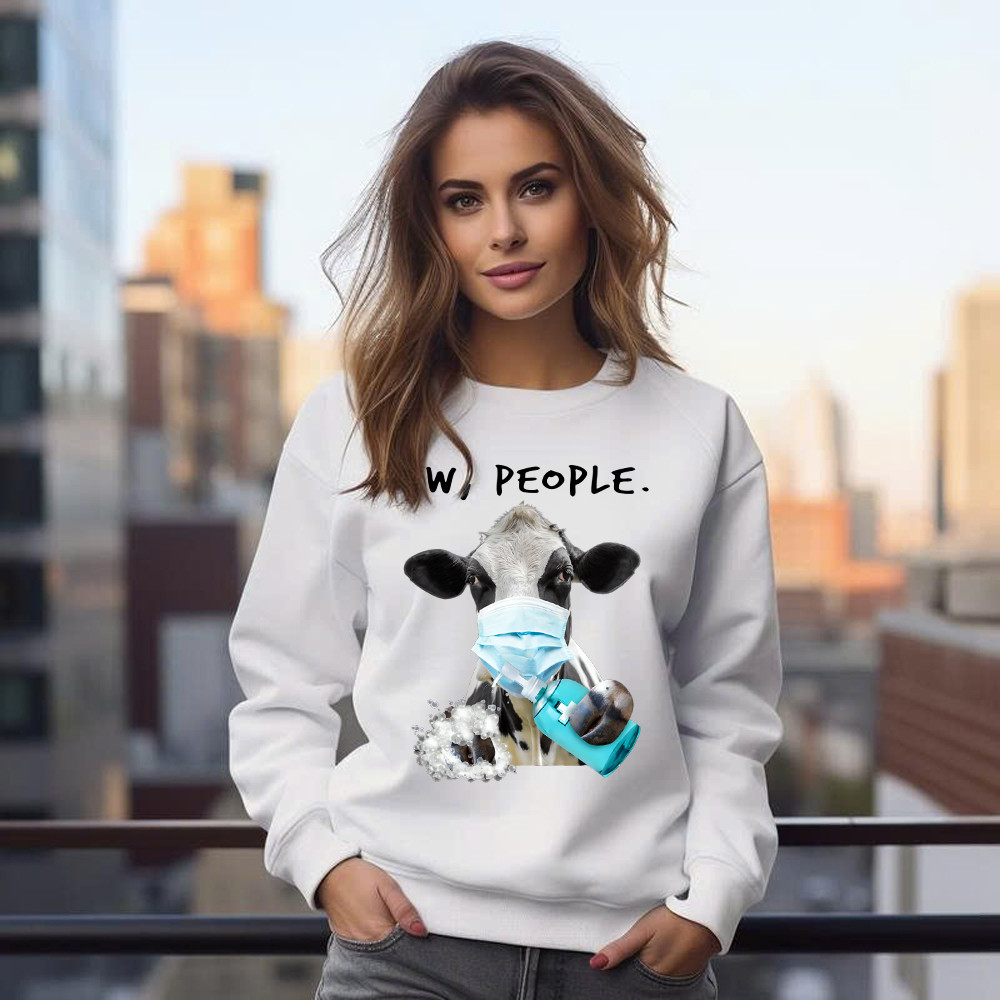 Dairy Cows Know How To Prevent Disease Sweatshirt Unique Cute Cows Apparel Gifts For Patient Basgiathsweatshirts - Image 4