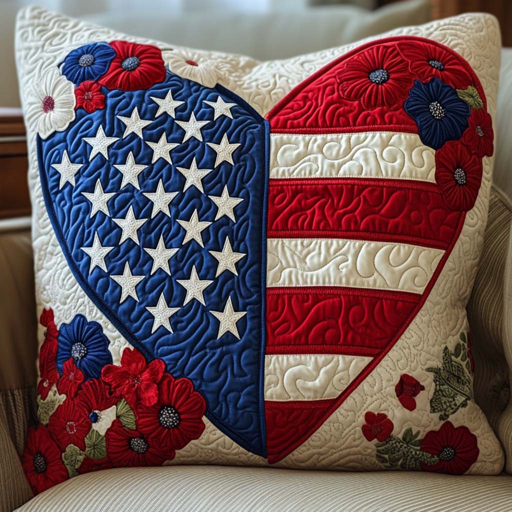 Daisy Duty Quilted Pillow Case Nice Pillow Covers Great Family Gifts