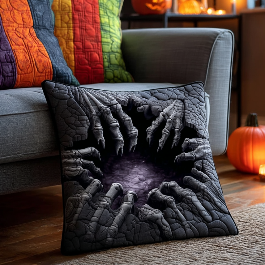 Dark Abyss Quilted Pillow Case Best Throw Pillow Covers Halloween Birthday Gifts
