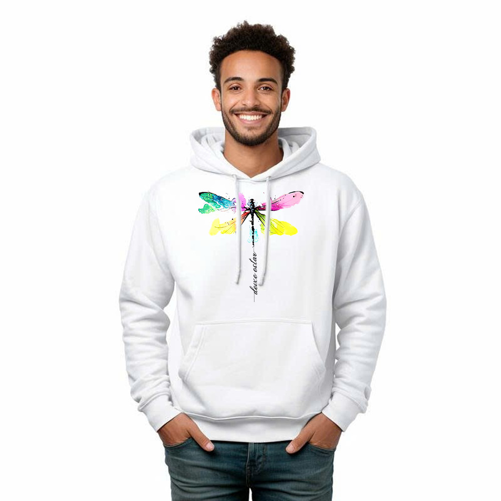 Deixe Estar Colorful Dragonfly Shirt Music Themed Animal Hoodie Gift For Teens Basgiathsweatshirts - Image 2