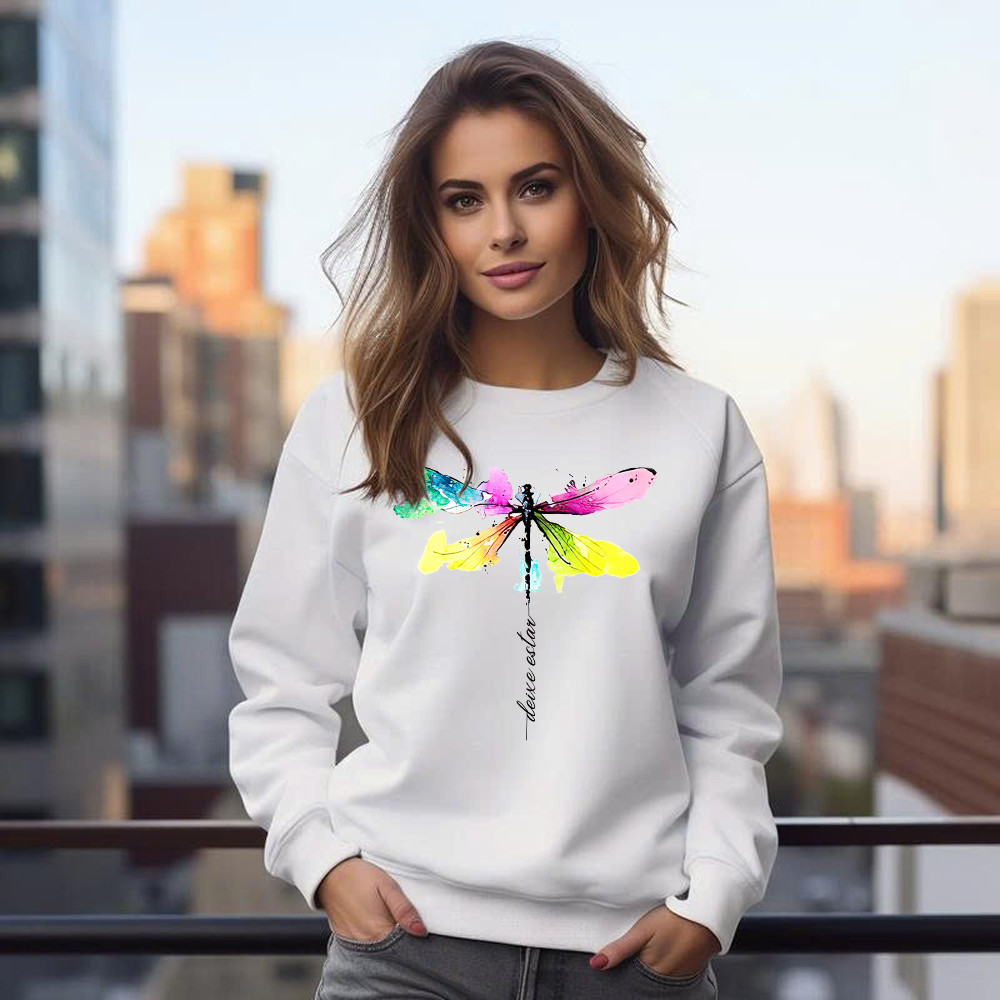 Deixe Estar Colorful Dragonfly Shirt Music Themed Animal Sweatshirt Gift For Teens Basgiathsweatshirts - Image 4