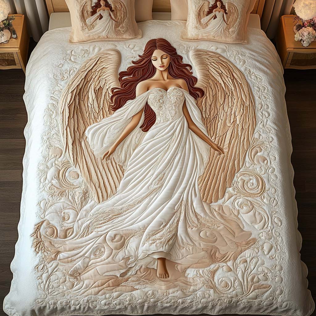 Divine Serenity Quilted Bedding Set Horse Gifts For Adults