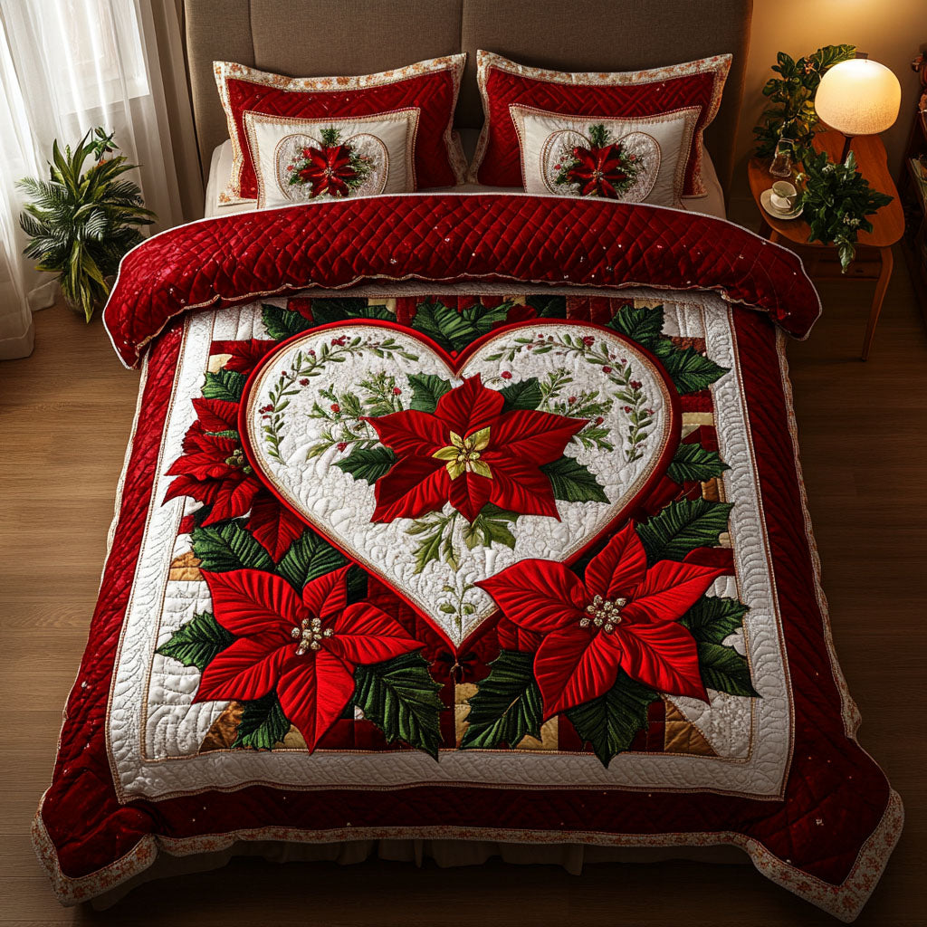 Festive Cheer Quilted Bedding Set Secret Santa Gifts For Men