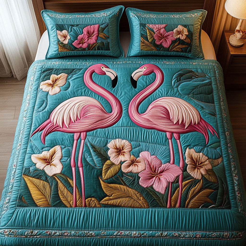 Graceful Stilt Quilted Bedding Set Tree Of Life Memorial Gift