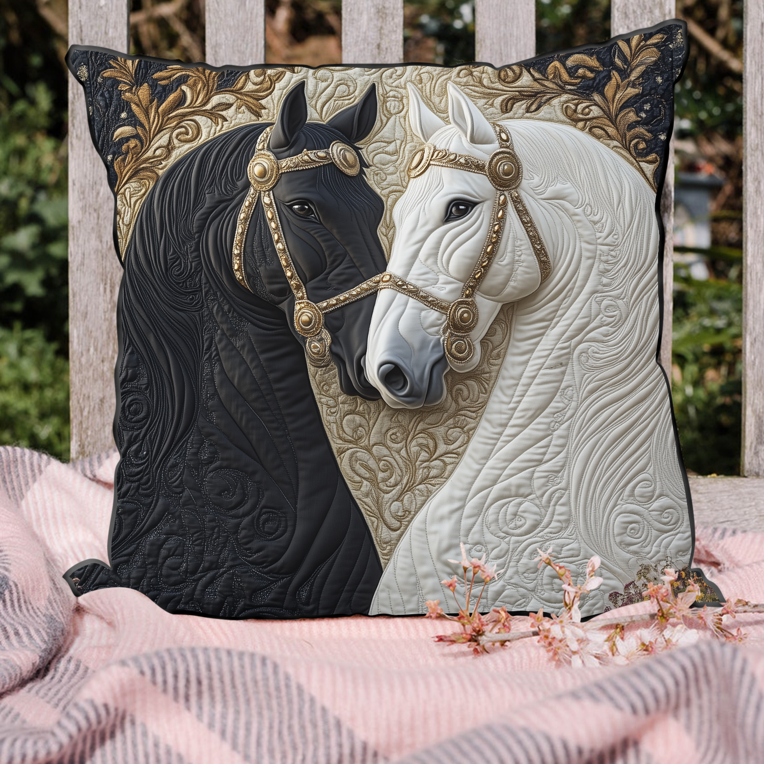 Hayfield Spirit Quilted Pillow Case Nice Pillow Covers Country And Western Gifts