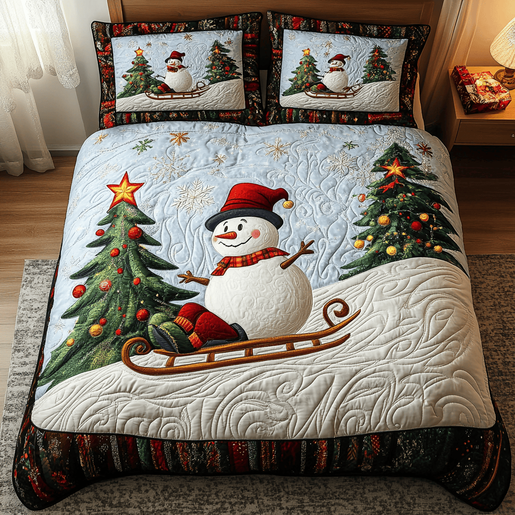 Holiday Magic Quilted Bedding Set Christmas Presents For Relatives