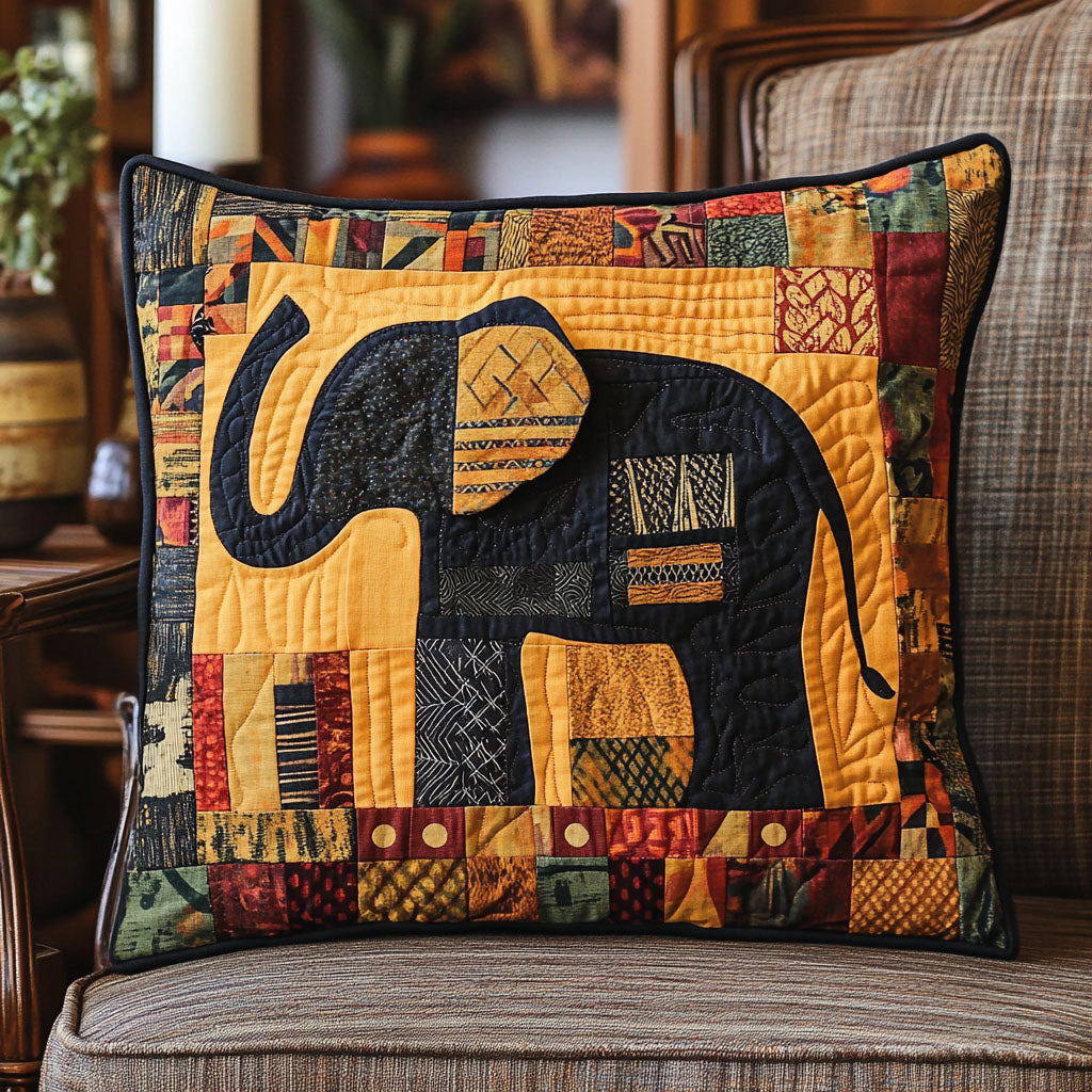 Ivory Trunk Quilted Pillow Case Nice Pillow Covers Christmas Gift Ideas For Elephant Lovers