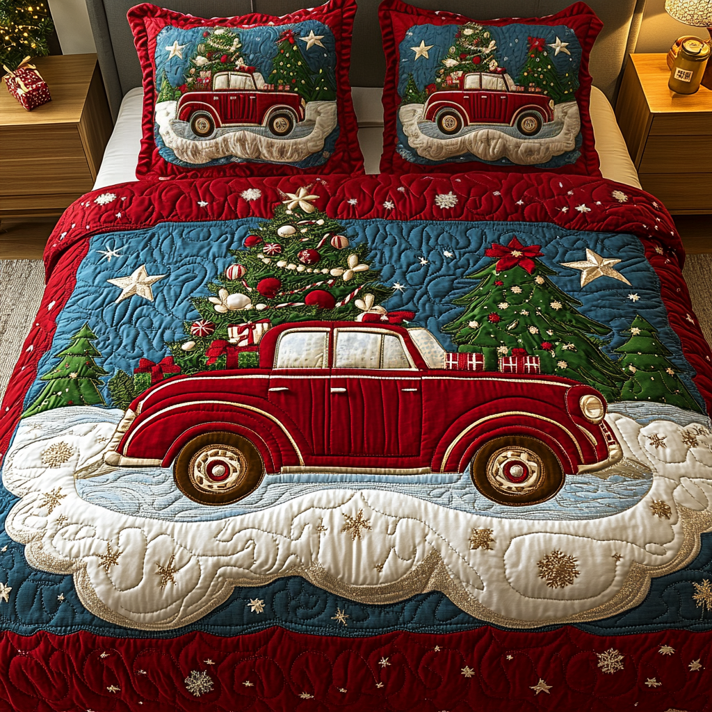 Jolly Journey Quilted Bedding Set Daughter Presents From Mum