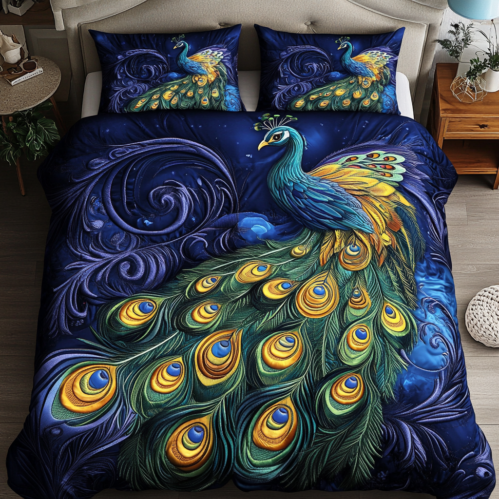 Majestic Plumage Quilted Bedding Set Native American Themed Gifts
