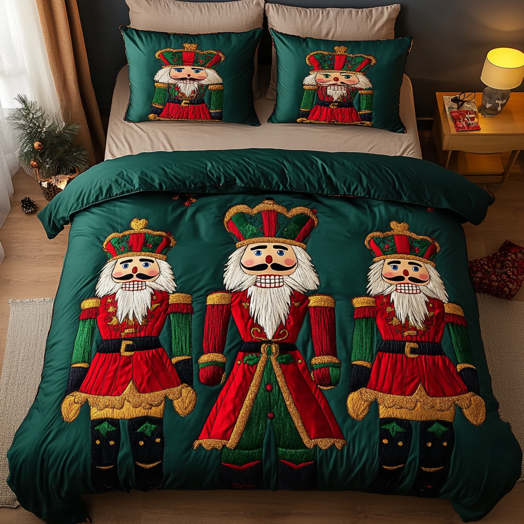 Nutcracker Magic Nights Quilted Bedding Set Nutcracker Gifts For Dancers