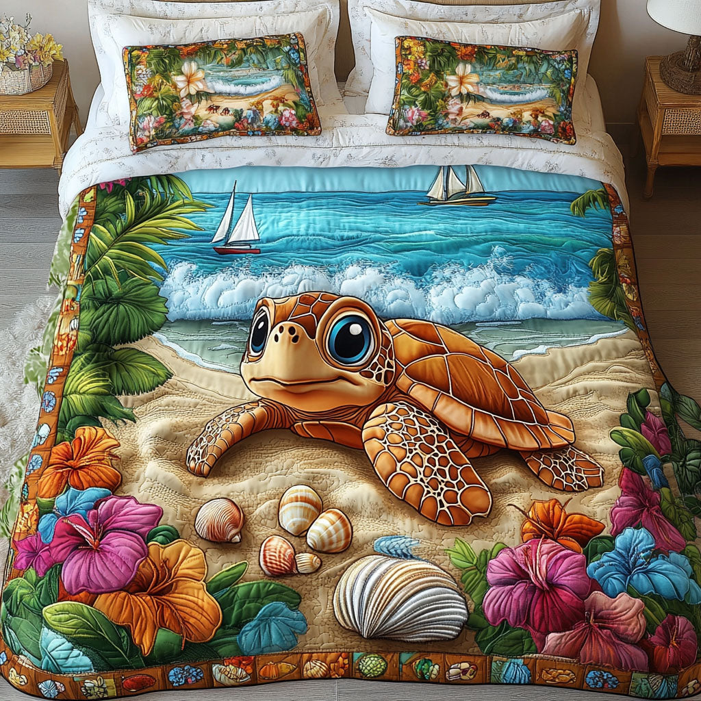 Ocean Guardian Quilted Bedding Set Tree Of Life Gifts For Her