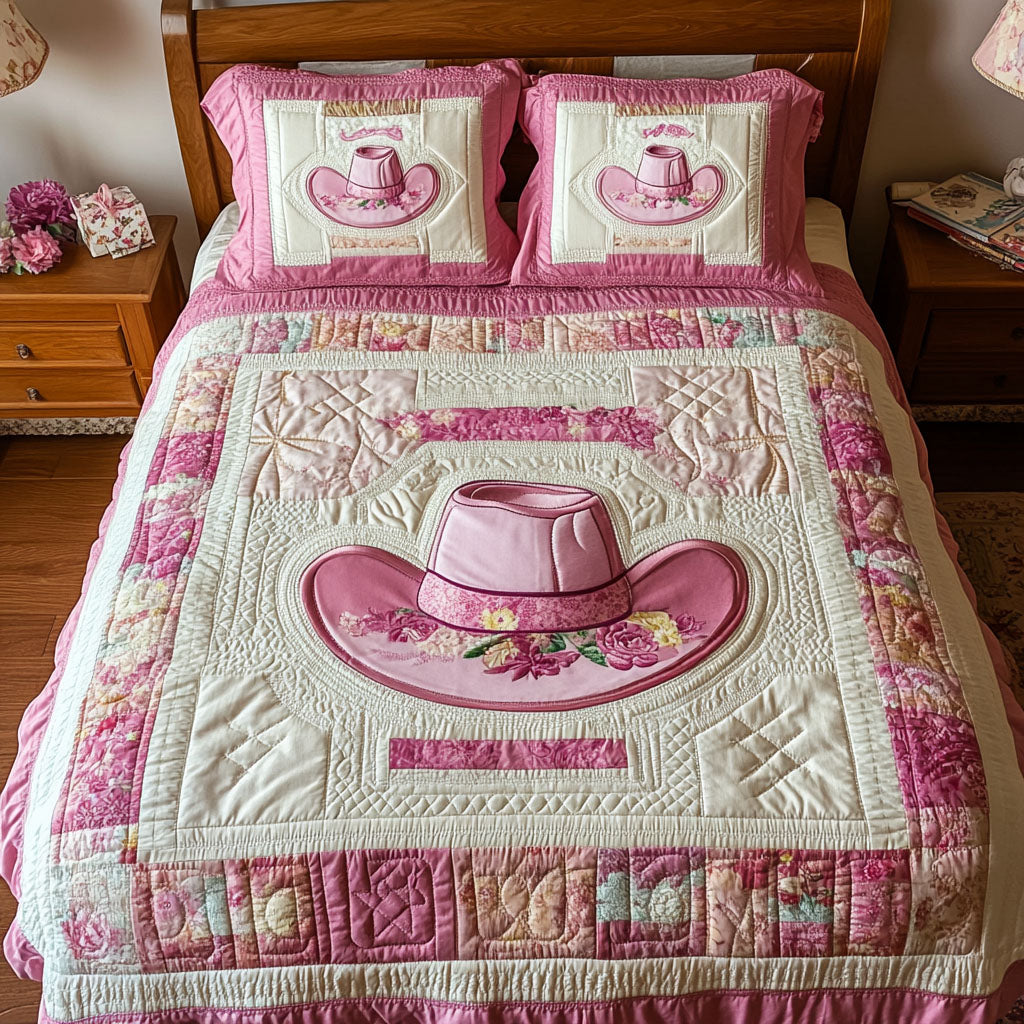 Prairie Spirit Quilted Bedding Set Cowboy Boyfriend Gifts