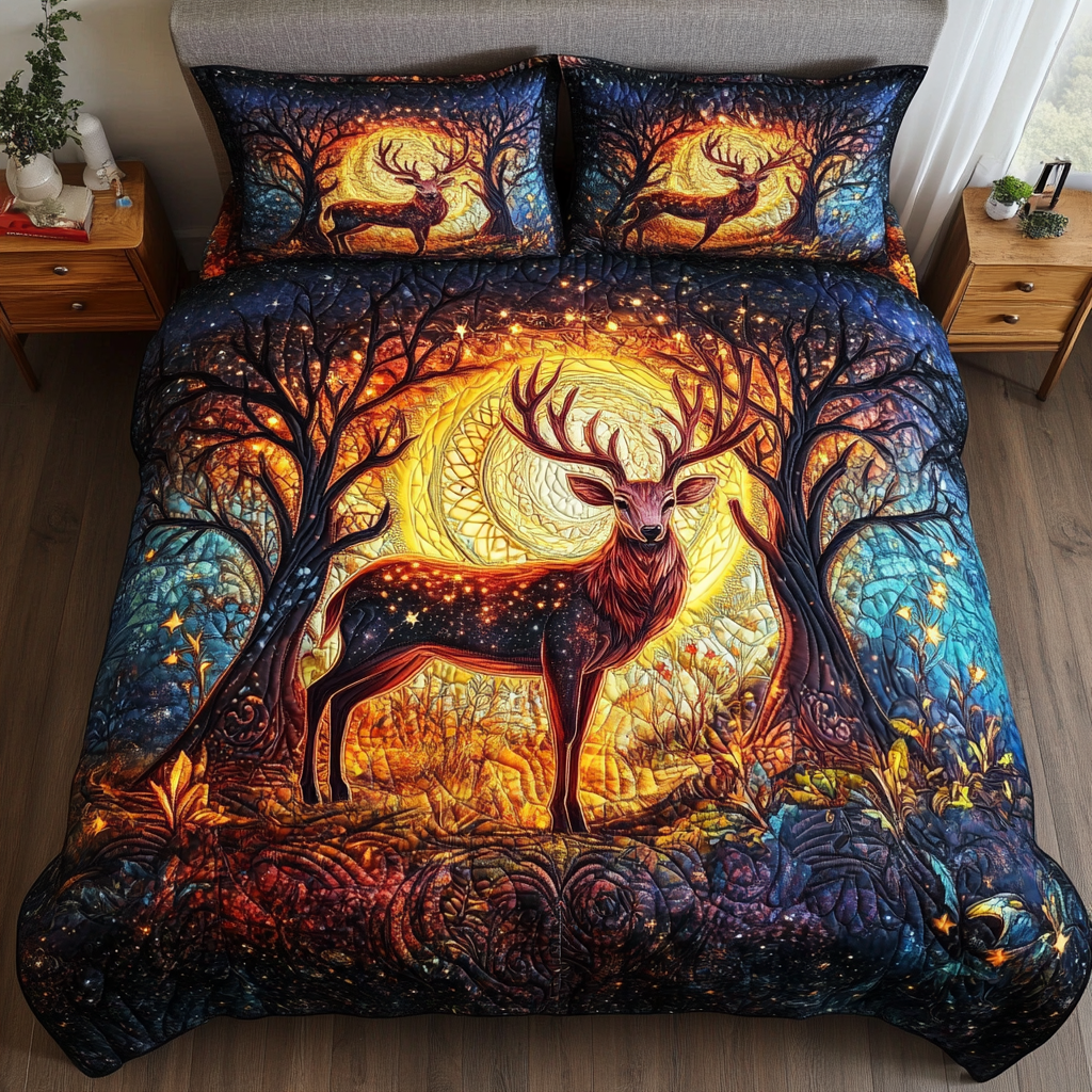 Rustic Grace Quilted Bedding Set Great Gifts For Deer Hunters