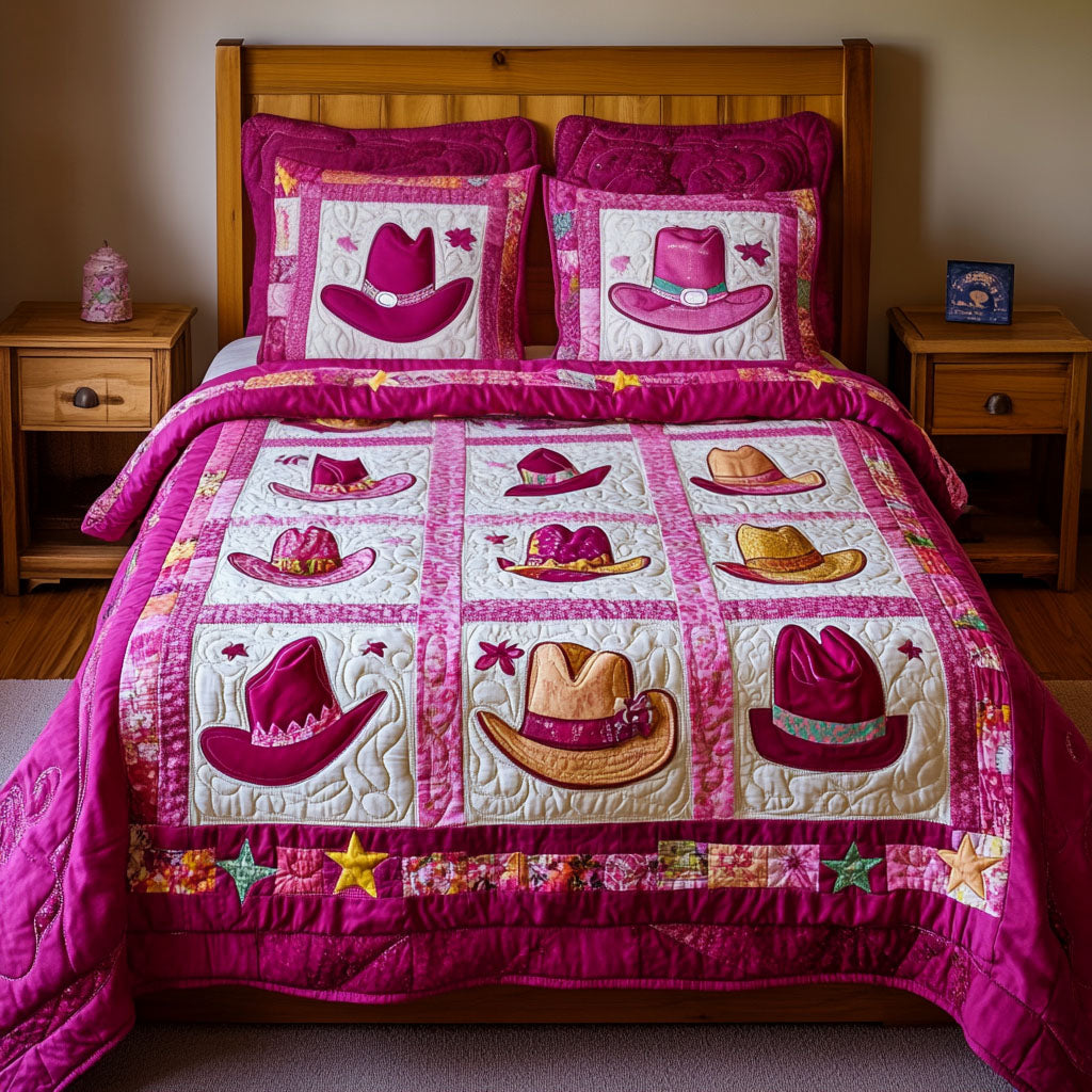 Rustic Plains Quilted Bedding Set Cow Lover Gift Ideas