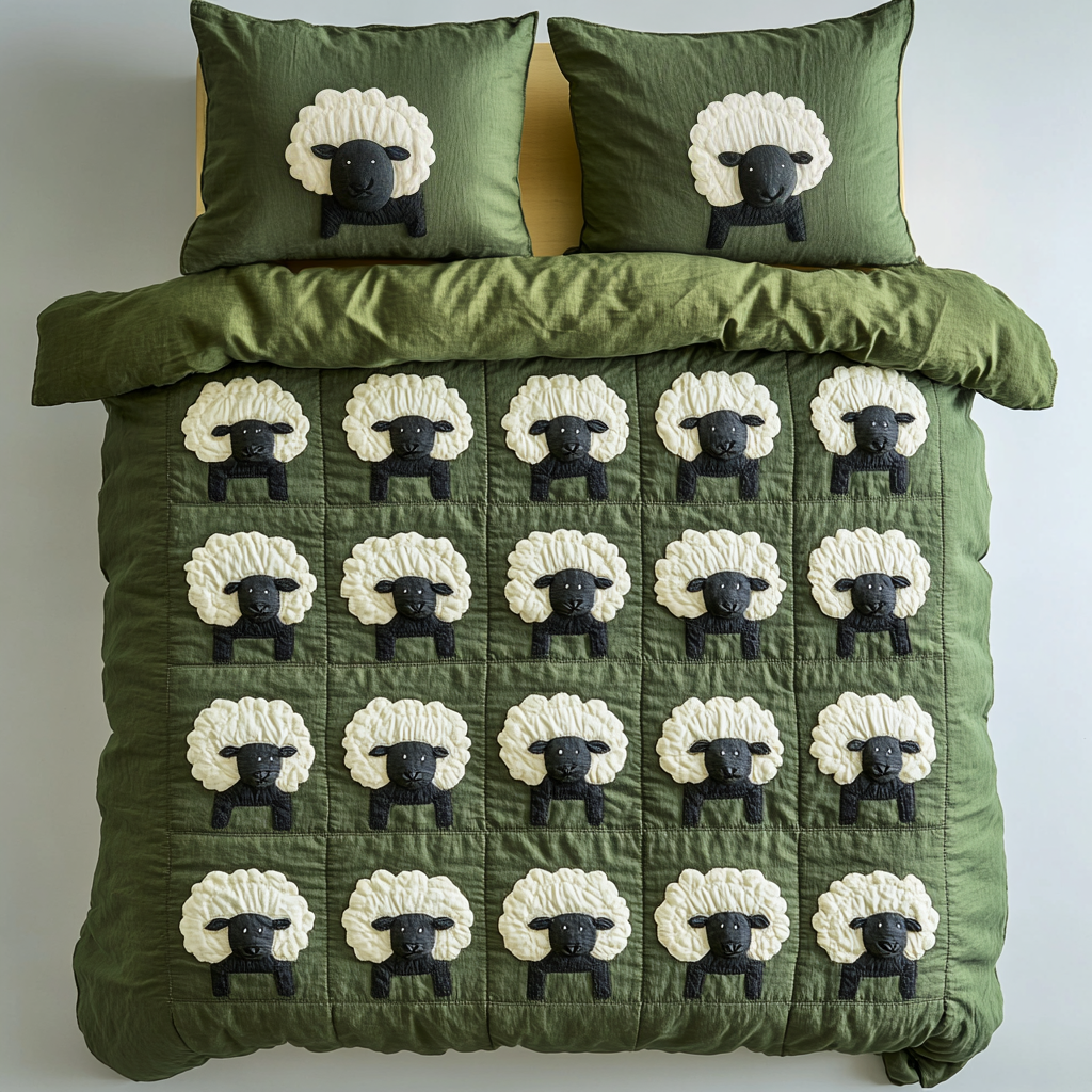 Soft Hoofprints Quilted Bedding Set Farmer Present Ideas