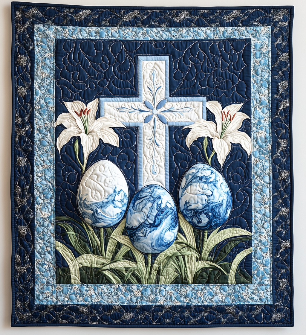 Spring Renewal Quilted Blanket Bed Christmas Decor Unique Easter Gifts