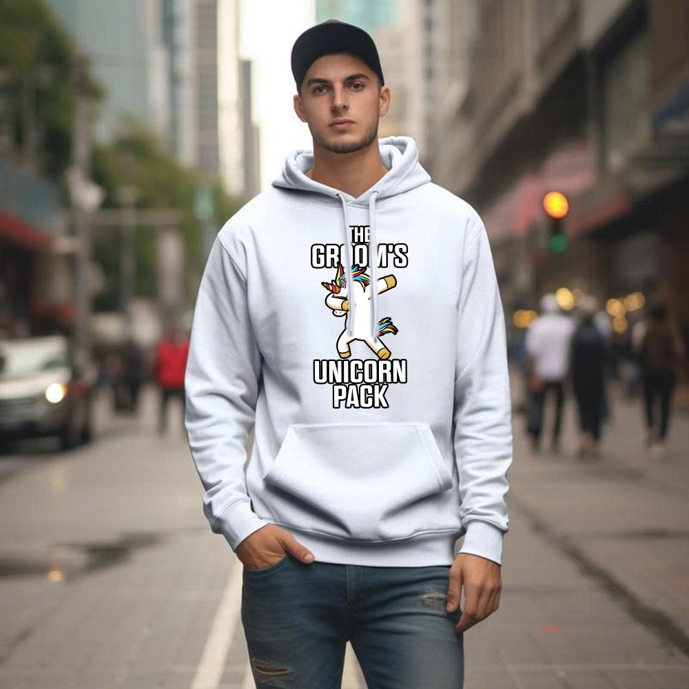 The Groom's Unicorn Pack Hoodie Funny Groomsmen Shirt Best Gifts For Groomsmen Basgiathsweatshirts - Image 4