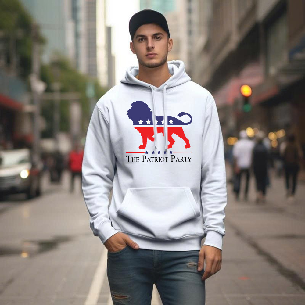 The Patriot Party Shirt Political Lion Trump MAGA The Patriot Party Hoodie Merch Basgiathsweatshirts - Image 4