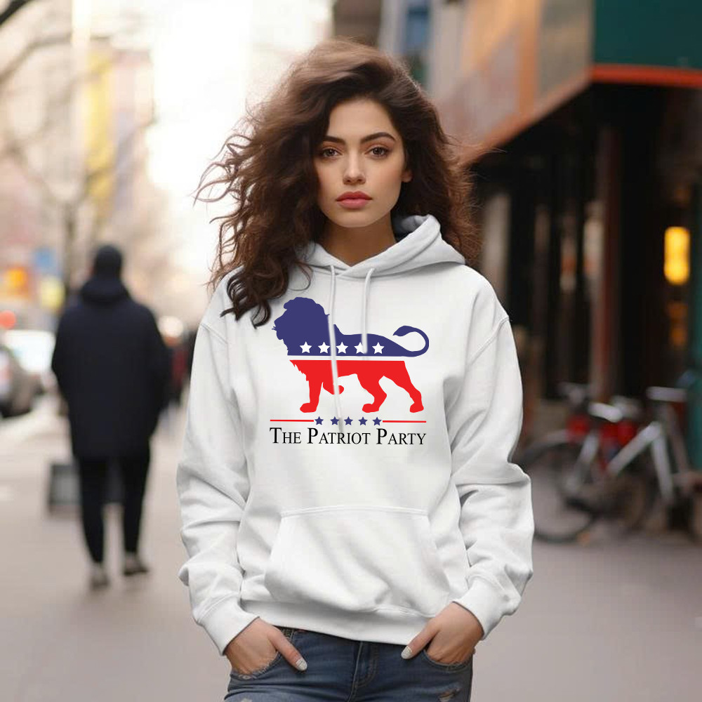 The Patriot Party Shirt Political Lion Trump MAGA The Patriot Party Hoodie Merch Basgiathsweatshirts - Image 5