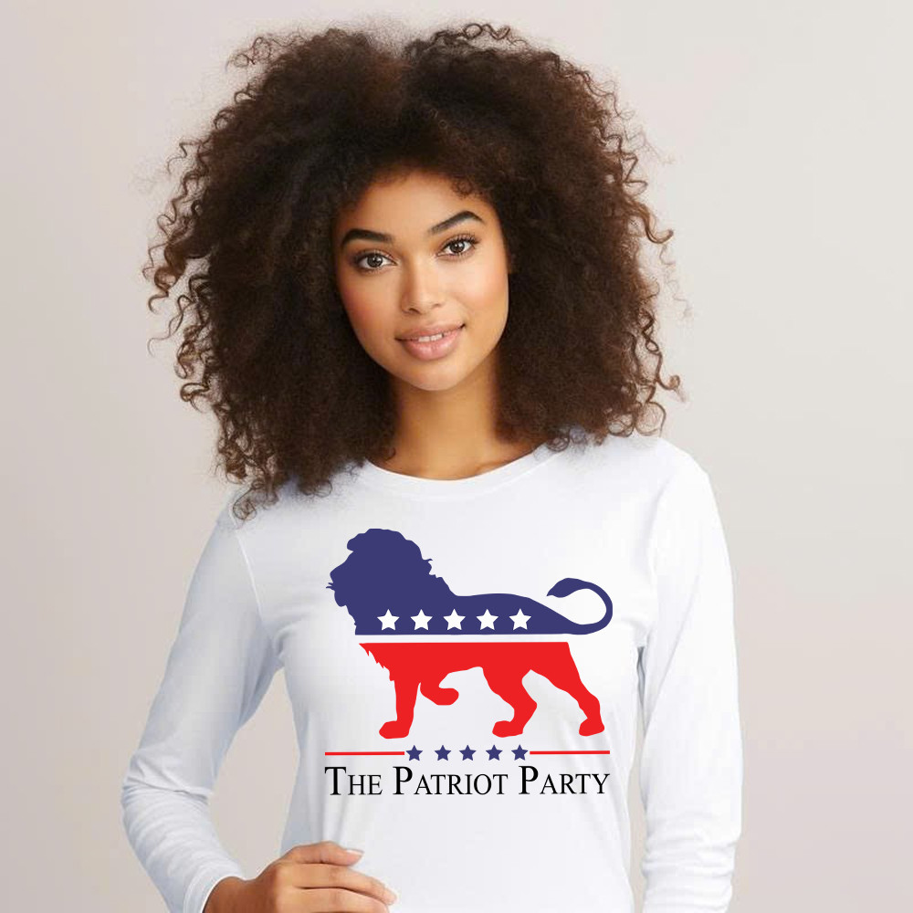 The Patriot Party Shirt Political Lion Trump MAGA The Patriot Party Long Sleeve Shirt Merch Basgiathsweatshirts - Image 4