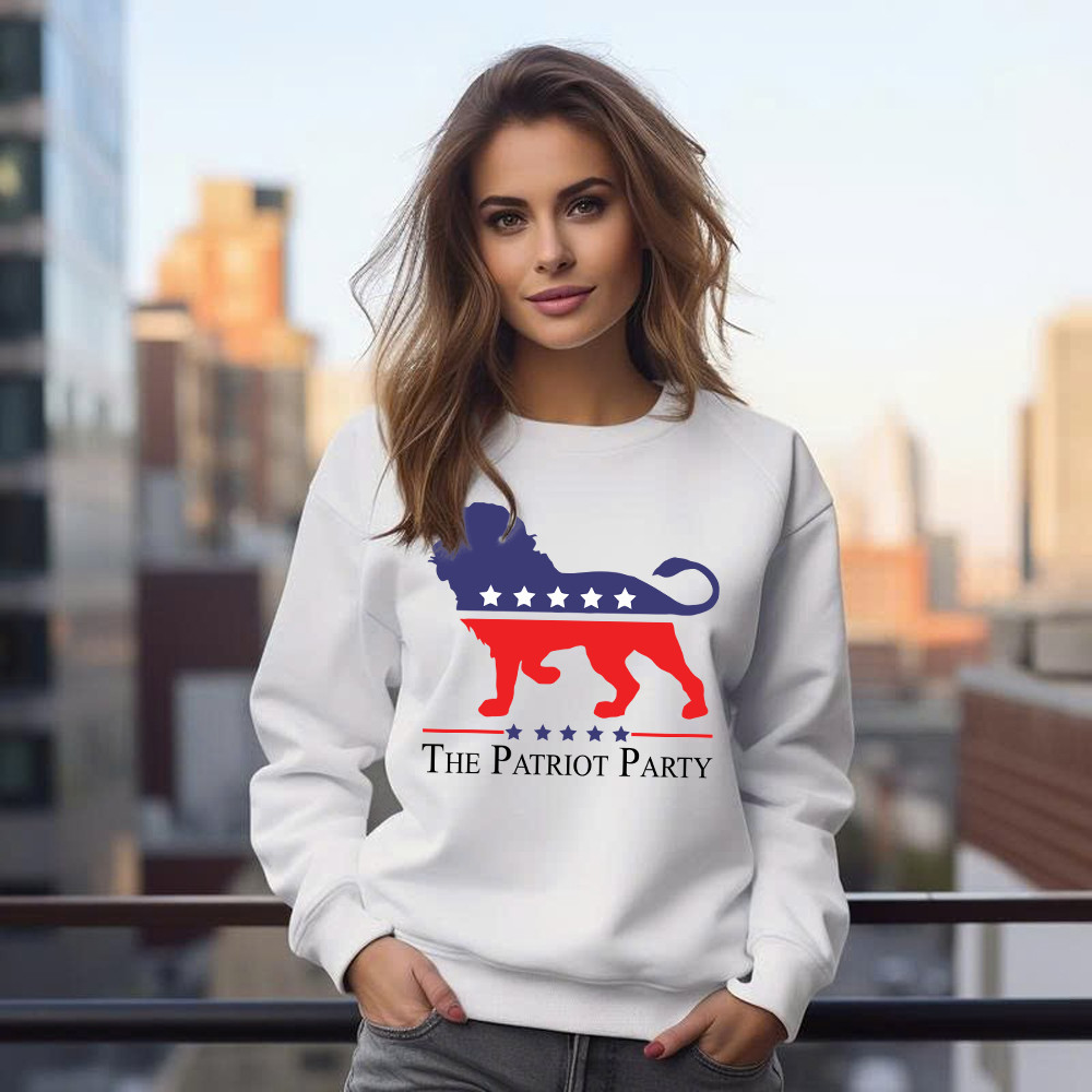 The Patriot Party Shirt Political Lion Trump MAGA The Patriot Party Sweatshirt Merch Basgiathsweatshirts - Image 4
