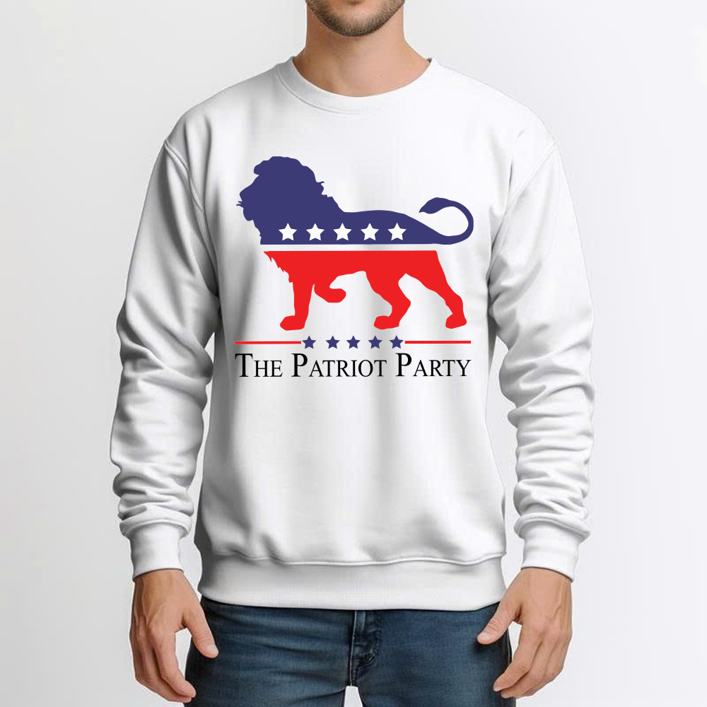 The Patriot Party Shirt Political Lion Trump MAGA The Patriot Party Sweatshirt Merch Basgiathsweatshirts - Image 3