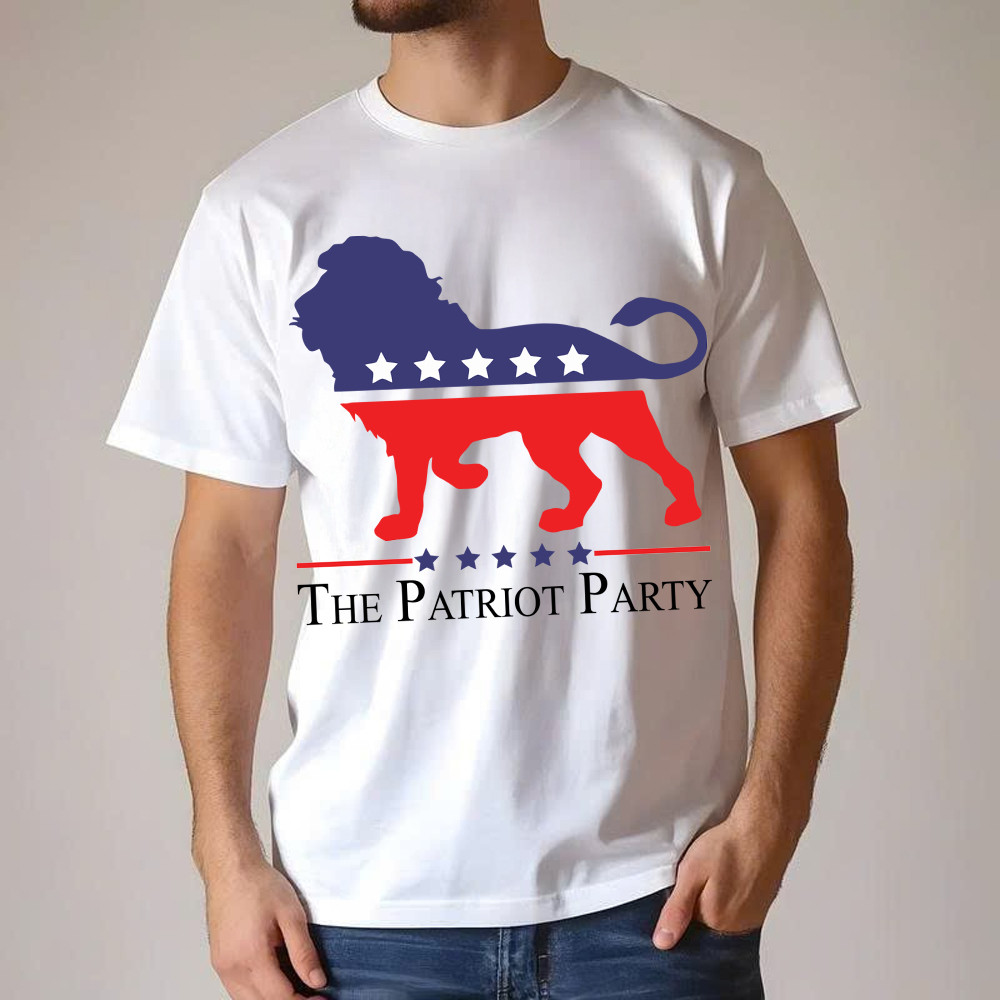 The Patriot Party Shirt Political Lion Trump MAGA The Patriot Party T Shirt Merch Basgiathsweatshirts - Image 4