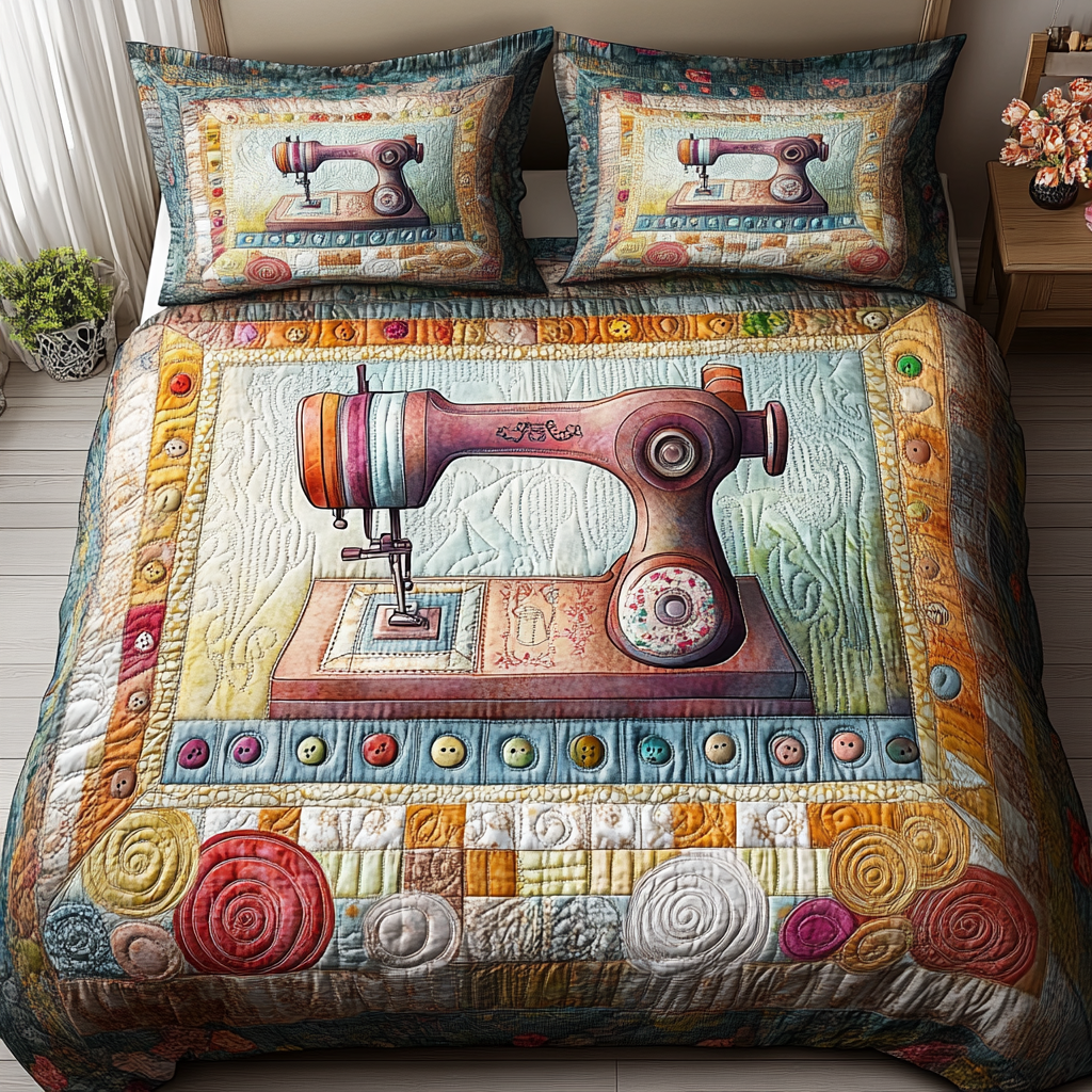 Timeless Thread Quilted Bedding Set Best Christmas Gifts For Sewers